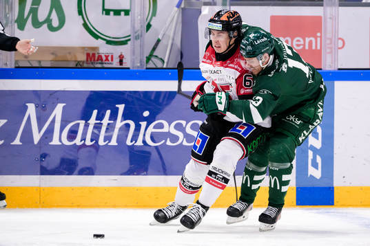Örebros Robert Leino och Färjestads Carl Dahlström