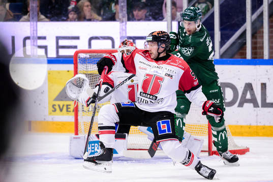 Örebros Robin Norell och Färjestads Per Åslund