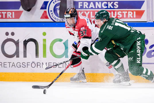 Örebros Glenn Gustafsson och Färjestads Joakim Nygård