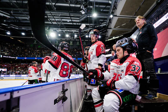 Örebros Emil Larsson och Glenn Gustafsson deppar