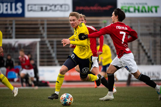 Ängelholms Karl Gunnarsson och Karlstads André Jernberg