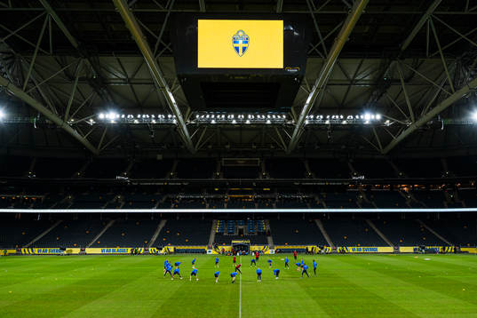 Bläddra bland fler bilder av Football, UEFA Euro Qualifier, Sweden, Training