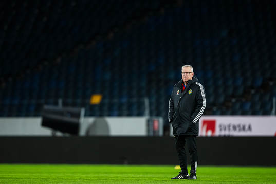 Head coach Janne Andersson of the Swedish national football