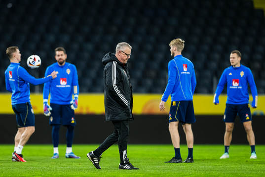 Head coach Janne Andersson of the Swedish national football
