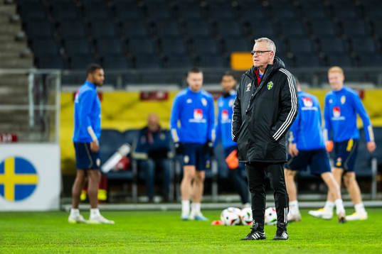 Head coach Janne Andersson of the Swedish national football