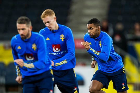 Isak Hien of the Swedish national football team