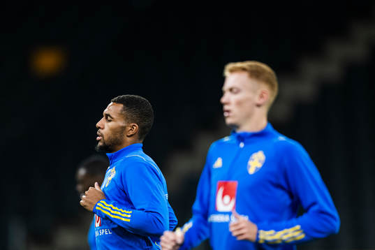 Isak Hien of the Swedish national football team