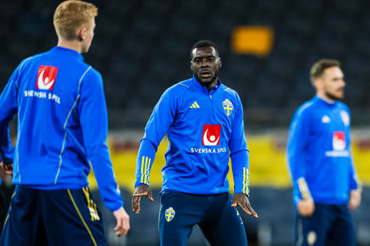 Ken Sema of the Swedish national football team