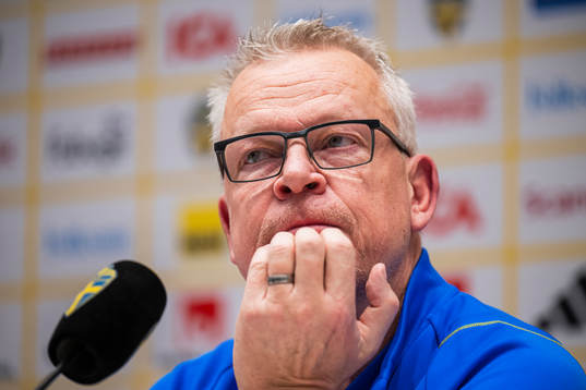 Head coach Janne Andersson of the Swedish national football