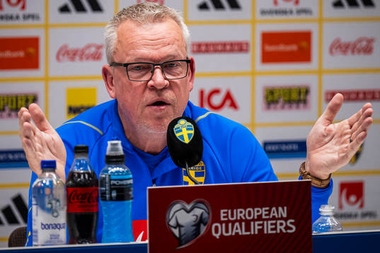 Head coach Janne Andersson of the Swedish national football