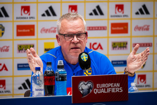 Head coach Janne Andersson of the Swedish national football
