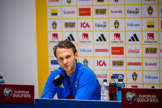 Albin Ekdal of the Swedish national football team
