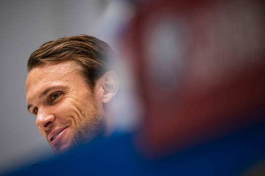 Albin Ekdal of the Swedish national football team