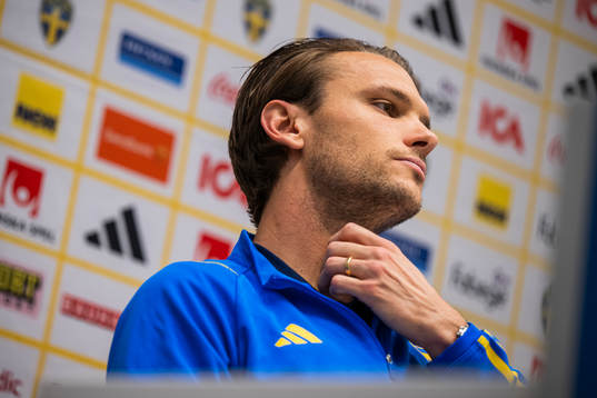 Albin Ekdal of the Swedish national football team