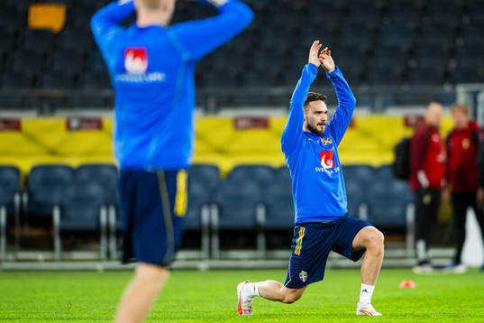 Linus Wahlqvist Egnell of the Swedish national football team