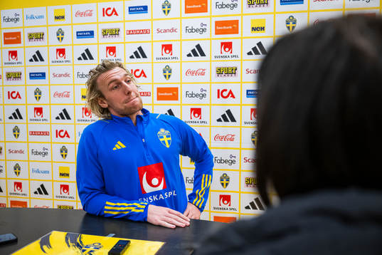 Emil Forsberg of the Swedish national football team