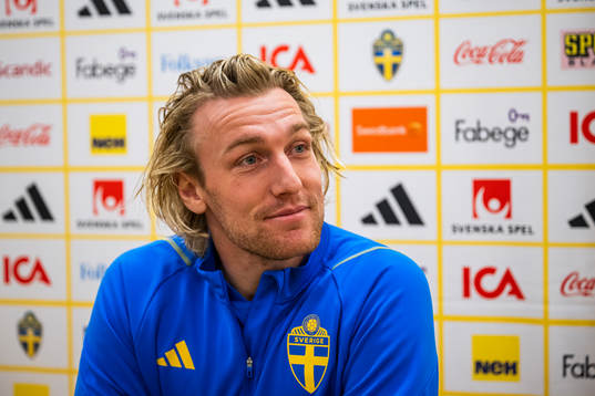 Emil Forsberg of the Swedish national football team