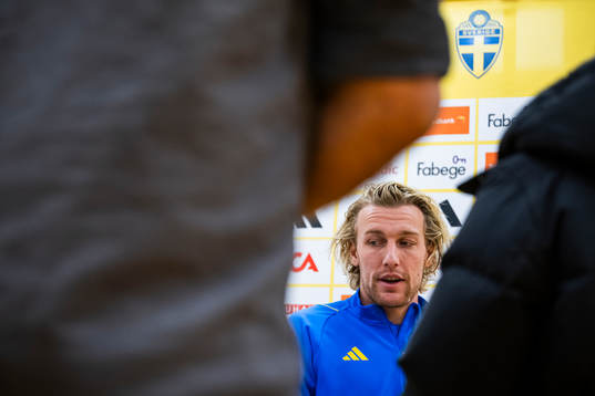 Emil Forsberg of the Swedish national football team
