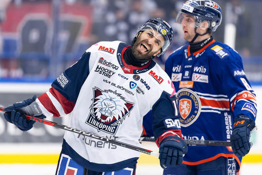 Linköpings Anthony Greco deppar