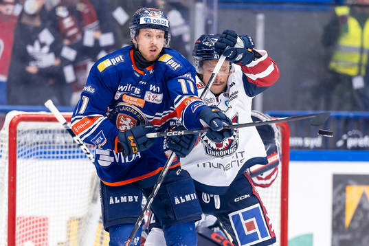 Växjös Kalle Kossila och Linköpings Jesper Pettersson