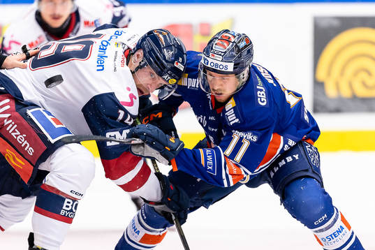 Linköpings Patrick Russell och Växjös Kalle Kossila