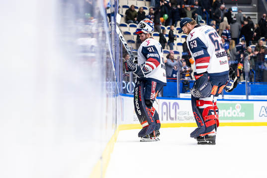 Linköpings målvakt Jesper Myrenberg och målvakt Marcus