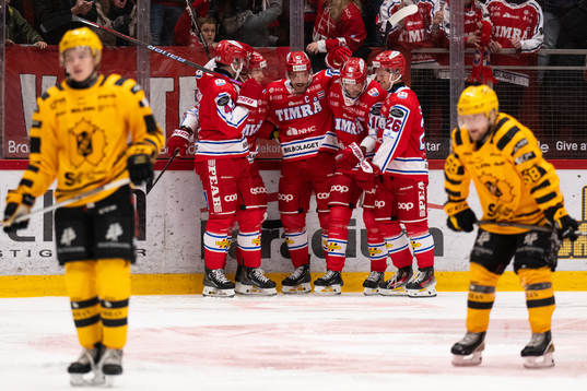 Timrås Anton Lander jublar