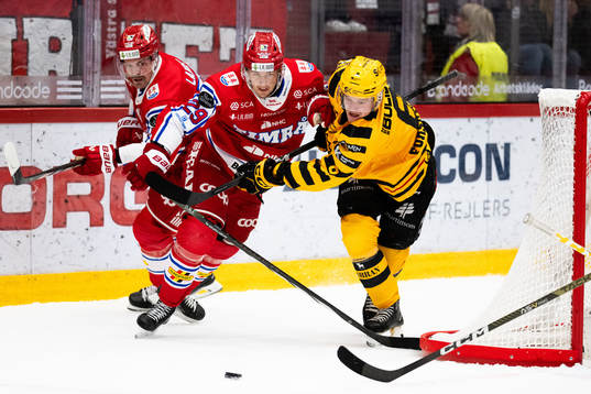 Timrås Filip Hållander och Skellefteås Måns Forsfjäll
