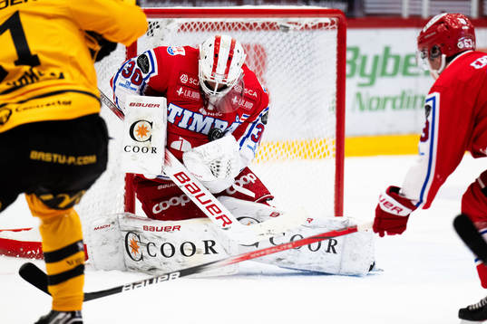 Timrås målvakt Jacob Johansson