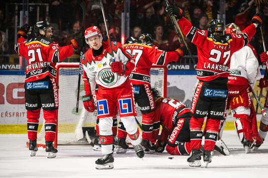 Frölundas Linus Öberg deppar