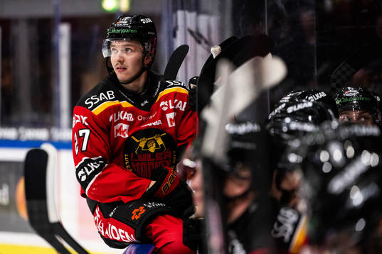 Luleås Oskari Laaksonen deppar