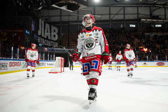 Frölundas Max Friberg deppar