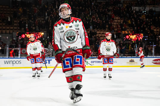 Frölundas Max Friberg deppar