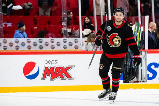 Erik Brännström of Ottawa Senators celebrates
