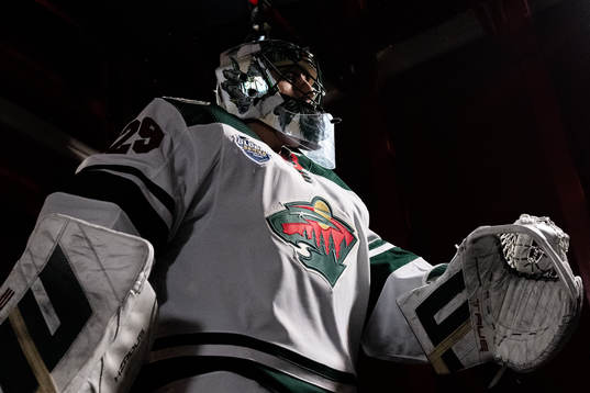 Goaltender Marc-André Fleury of Minnesota Wild