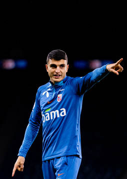 Mohamed Elyounoussi of the Norwegian national football team