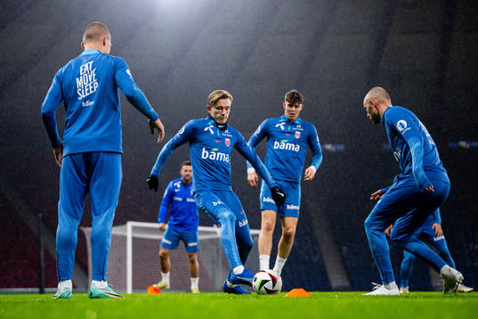 Marcus Holmgren Pedersen of the Norwegian national football