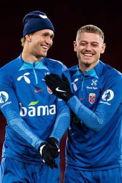 Ola Solbakken and Julian Ryerson of the Norwegian national