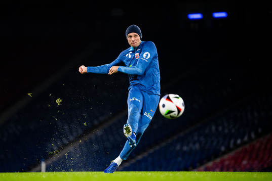 Stian Gregersen of the Norwegian national football team