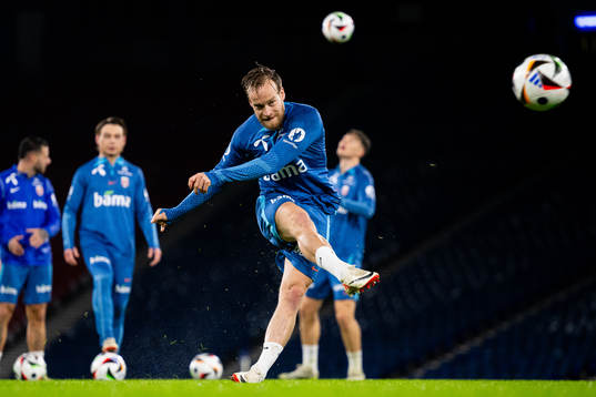 Bård Finne of the Norwegian national football team