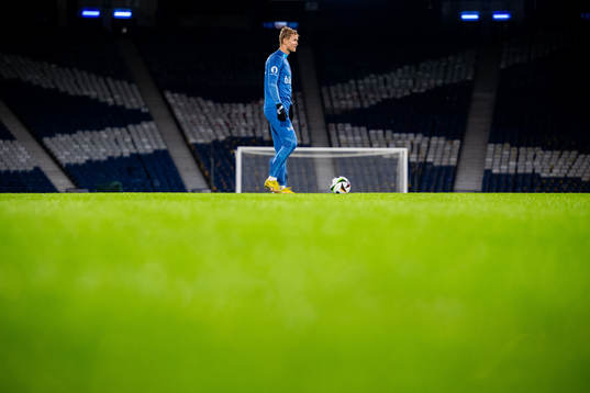 Ola Solbakken of the Norwegian national football team