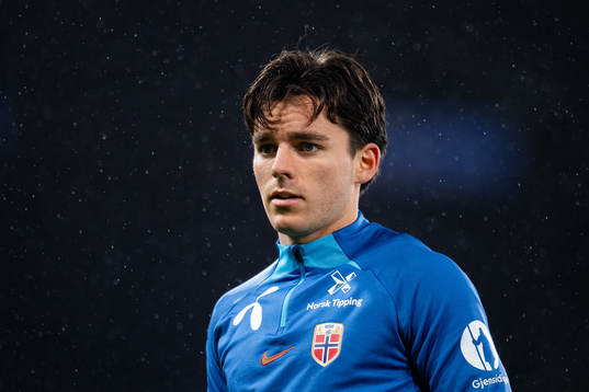 Hugo Vetlesen of the Norwegian national football team