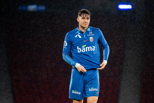 Jørgen Strand Larsen of the Norwegian national football