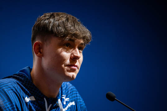 Jørgen Strand Larsen of the Norwegian national football