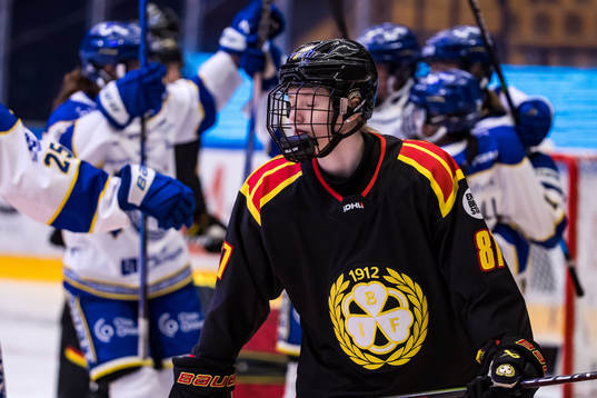 Brynäs IFs Anna Brenkle deppar