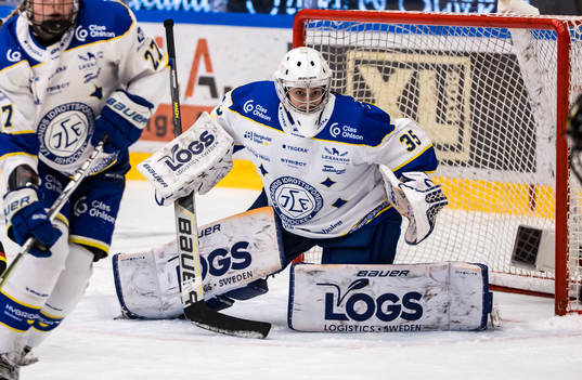 Leksands IFs målvakt Emma Polusny