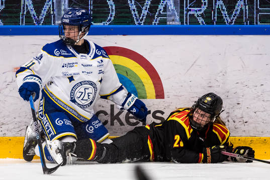 Leksands Fanny Brolin  och Brynäs Moa Wernblom