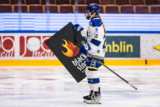 Leksands Tatum Amy jublar