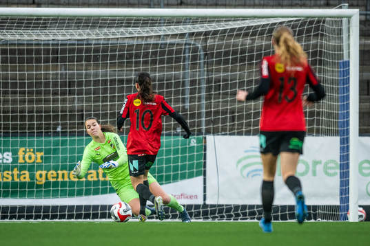 Häckens målvakt Kajsa Höglund Jansson