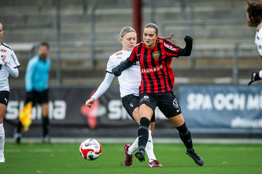 Häckens Matilda Larsson och Brommapojkarnas Edith